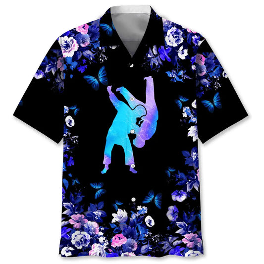 Judo Nature Hawaiian Shirt For Tropical Holidays, Outdoor Gatherings, And Everyday Comfort