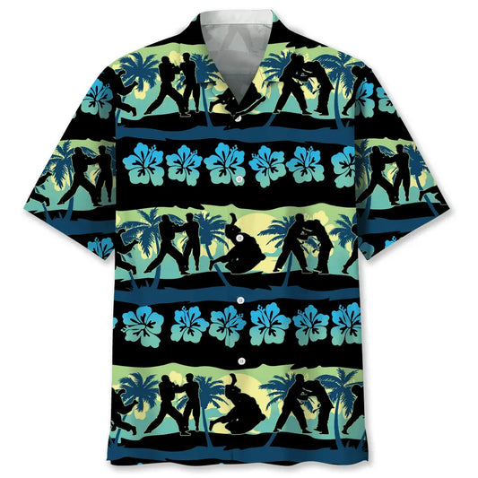 Judo Nature Beach Hawaiian Shirt For Resort Trips, Coastal Parties, And Warm Weather Style