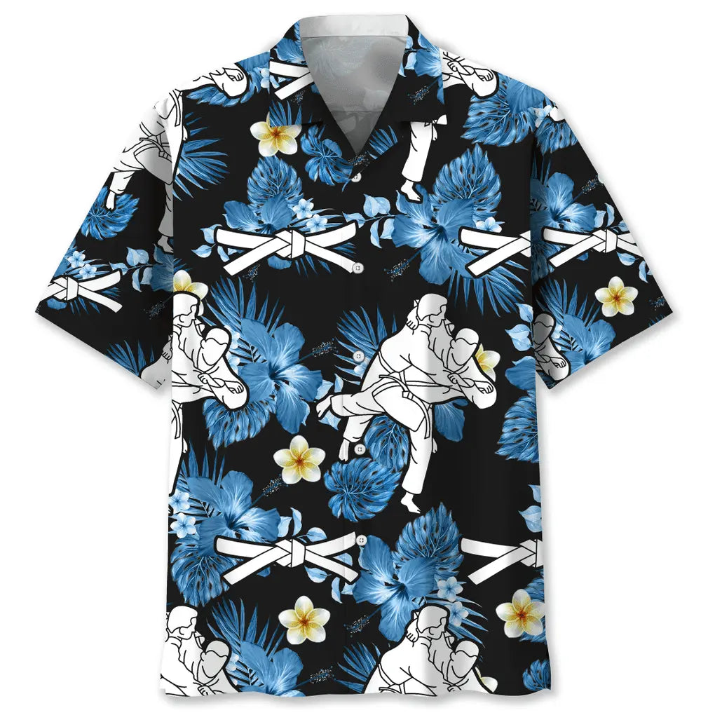 Judo Nature Hawaiian Shirt For Summer Vacation, Beach Travel, And Casual Wear