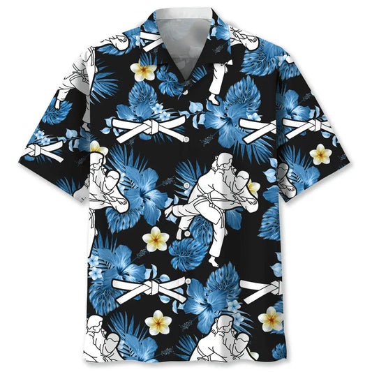 Judo Nature Hawaiian Shirt For Summer Vacation, Beach Travel, And Casual Wear