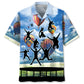Jumping Trampoline Hawaiian Shirt For Tropical Holidays, Outdoor Gatherings, And Everyday Comfort