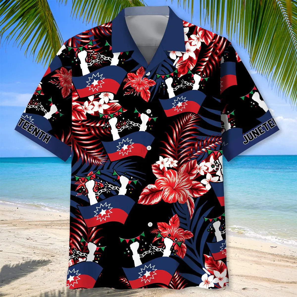 Juneteenth Celebration Hawaiian Shirt For Summer Gathering And Relaxed Resort Style