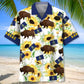 Kansas Proud Sunflower Hawaiian Shirt For Tropical Retreat, Poolside Gathering, And Memorable Gifting