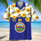 Kansas Sunflower State Hawaiian Shirt For Outdoor Event, Warm Weather Outing, And Coastal Style