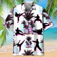 Abstract Karate Background Hawaiian Shirt For Beach Days, Summer Outings, And Thoughtful Gift Giving