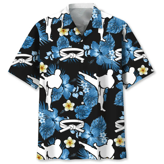 Karate Nature Hawaiian Shirt For Beach Days, Summer Outings, And Thoughtful Gift Giving