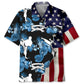 Tropical Karate Flag Hawaiian Shirt For Summer Vacation, Beach Travel, And Casual Wear