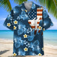 American Tropical Karate Hawaiian Shirt For Beach Days, Summer Outings, And Thoughtful Gift Giving