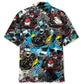 Karts Racing Kart Hawaiian Shirt For Automotive Enthusiasts, Coastal Trips, And Casual Warm Weather Style