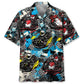 Karts Racing Kart Hawaiian Shirt For Automotive Enthusiasts, Coastal Trips, And Casual Warm Weather Style