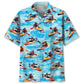 Kayak Racing Hawaiian Shirt For Coastal Travel, Casual Events, And Comfortable Summer Wear