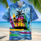 Kayaking Beach Hawaiian Shirt For Active Holidays, Resort Trips, And Warm Weather Gatherings