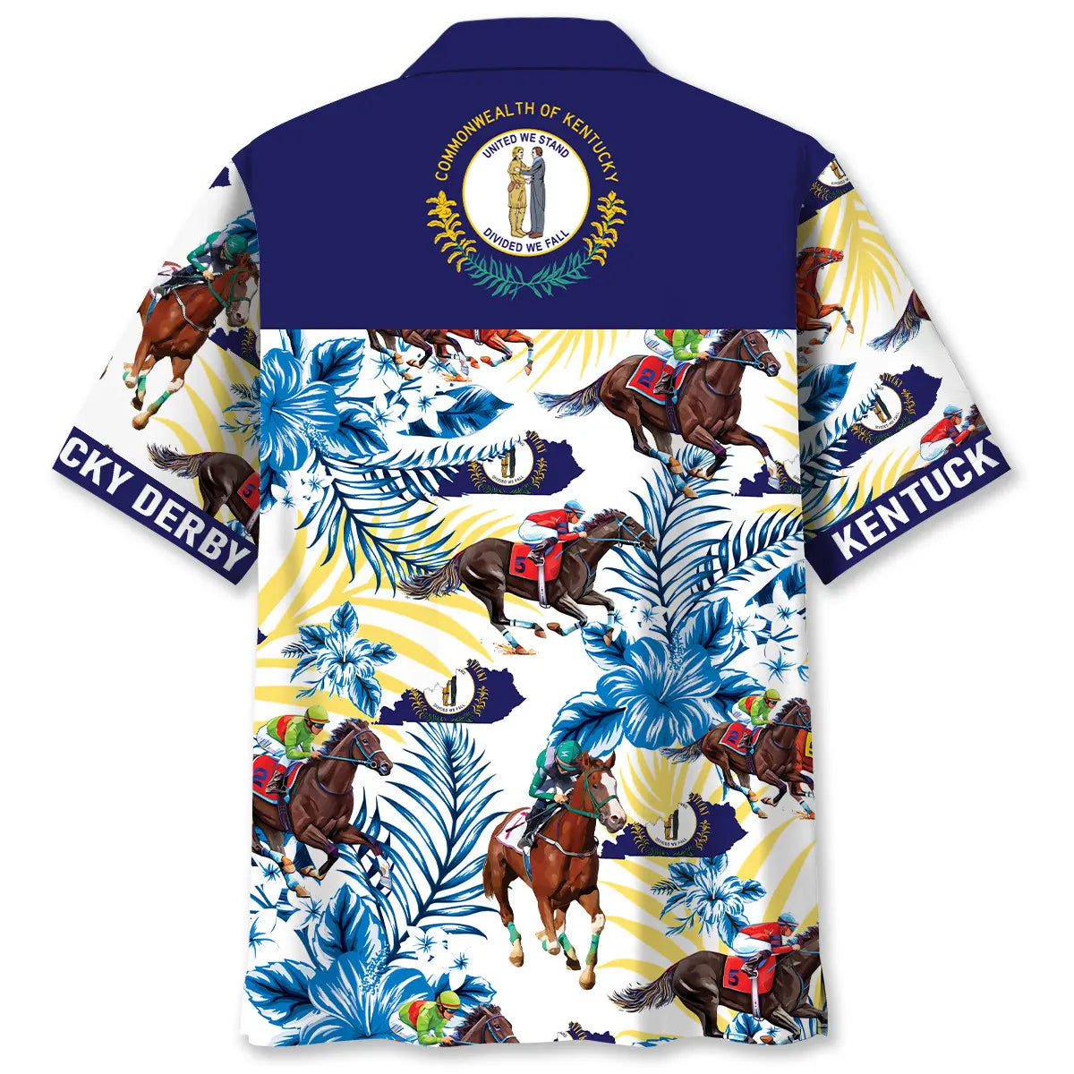 Kentucky Racing Proud Hawaiian Shirt For Tropical Holidays, Outdoor Gatherings, And Everyday Comfort