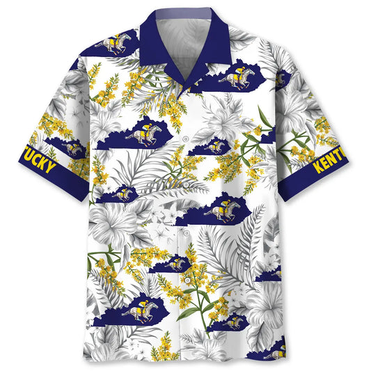 Kentucky State Proud Hawaiian Shirt For Tropical Holiday And Beachside Style