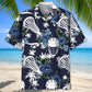 Lacrosse Blue Nature Hawaiian Shirt For Sports Fans, Summer Outings, And Relaxed Vacation Wear