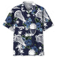 Lacrosse Blue Nature Hawaiian Shirt For Sports Fans, Summer Outings, And Relaxed Vacation Wear