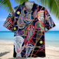 Colorful Lacrosse Hawaiian Shirt For Coastal Travel, Casual Events, And Comfortable Summer Wear