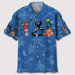 Floral Tropical Lacrosse Hawaiian Shirt For Summer Vacation, Beach Travel, And Casual Wear