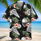Floral Lacrosse Nature Hawaiian Shirt For Tropical Holidays, Outdoor Gatherings, And Everyday Comfort