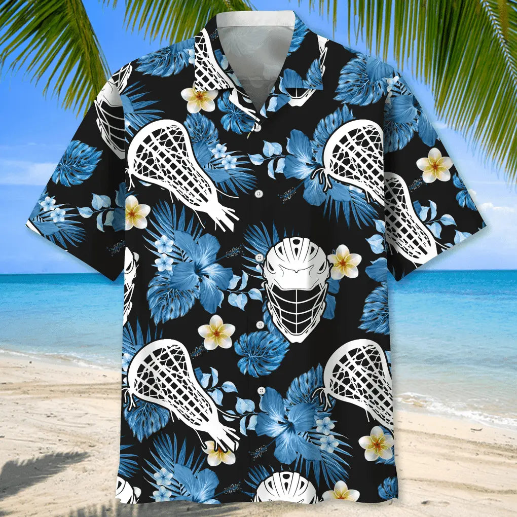 Lacrosse Nature Hawaiian Shirt For Beach Days, Weekend Events, And Thoughtful Gift Giving