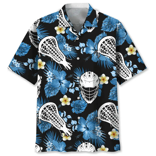 Lacrosse Nature Hawaiian Shirt For Beach Days, Weekend Events, And Thoughtful Gift Giving