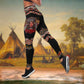 Native Wolf Woman Rose Hollow Tank Top For Yoga Practice And Summer Outings