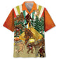 Camping Adventure Bigfoot Refreshment Hawaiian Shirt For Beachside Event And Summer Party Style
