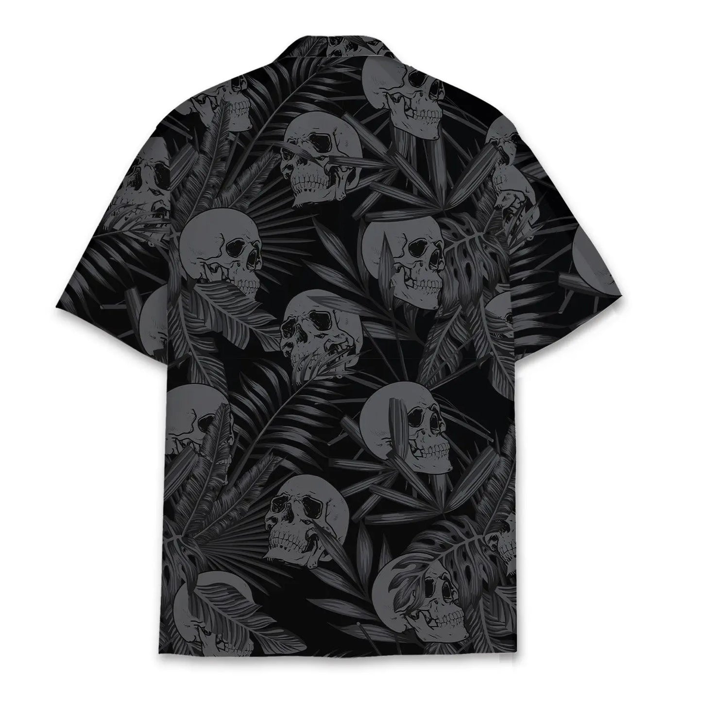 Island Skull Aloha Hawaiian Shirt For Mythic Art Lovers, Coastal Outings, And Thoughtful Gift Giving