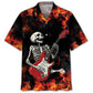 Hawaiian Shirt / Adults / S Let's Rock Guitar Hawaiian Shirt