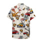 Island Lineman Aloha Cranes Pattern Hawaiian Shirt For Resort Trips, Coastal Parties, And Warm Weather Style