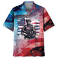 American Outdoor Spirit Hawaiian Shirt For Summer Gathering And Island Inspired Style