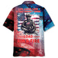 American Outdoor Spirit Hawaiian Shirt For Beachside Event, Beach Travel, And Relaxed Resort Style