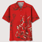 Guitar Creative Pattern Hawaiian Shirt For Resort Trips, Coastal Parties, And Warm Weather Style