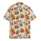 Halloween Island Skull Aloha Hawaiian Shirt For Autumn Gatherings, Coastal Outings, And Playful Holiday Style