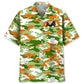 Lucky Believing Saint Patrick's Day Hawaiian Shirt For Summer Vacation, Beach Travel, And Casual Wear