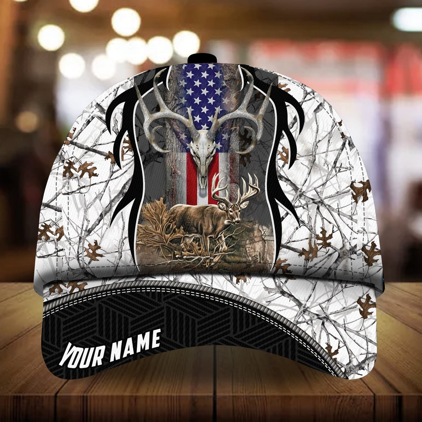 Awesome Deerhorn Hunting Personalized Classic Cap For Holiday Trips Daily Outfits And Thoughtful Gifting