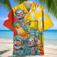 Mad Dentist Graphic Art Hawaiian Shirt For Coastal Adventure, Resort Escape, And Beachside Style
