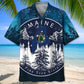 Maine Proud State Night Hawaiian Shirt For Outdoor Event And Coastal Style