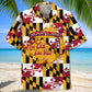 Maryland State Humor Hawaiian Shirt For Tropical Holiday And Coastal Style