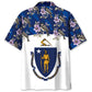 Massachusetts Proud Hawaiian Shirt For Tropical Holidays, Outdoor Gatherings, And Everyday Comfort