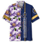 Massachusetts Heritage Mayflower Hawaiian Shirt For Summer Vacation, Beach Travel, And Casual Wear
