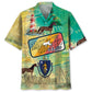 Massachusetts Bay Heritage Hawaiian Shirt For Island Vacations, Resort Wear, And Relaxed Seasonal Style