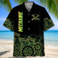 Mechanic Neon Hawaiian Shirt For Summer Road Trip And Casual Wear
