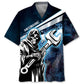 Mechanic Reaper Hawaiian Shirt For Coastal Travel, Casual Events, And Comfortable Summer Wear