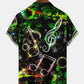 Abstract Music Note Hawaiian Shirt For Concert Lovers, Tropical Holidays, And Thoughtful Gift Giving