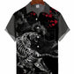 Creative Tie Dye Tiger Hawaiian Shirt For Nature Fans, Resort Trips, And Comfortable Warm Weather Wear