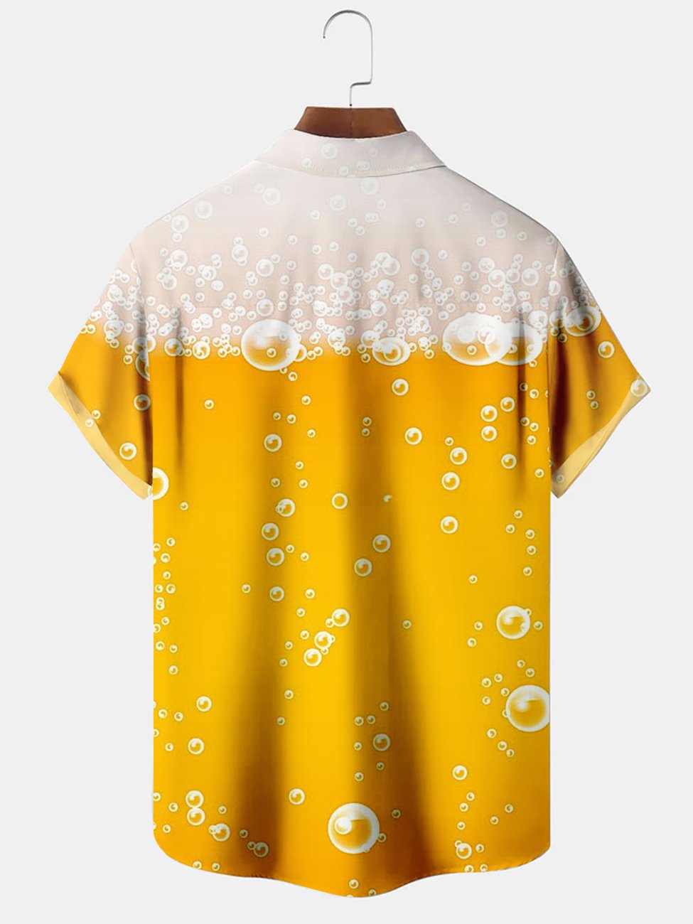 Beer Creative Pattern Hawaiian Shirt For Island Vacations, Resort Wear, And Relaxed Seasonal Style