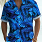 Blue Leaves Hawaiian Shirt For Beach Days, Summer Outings, And Thoughtful Gift Giving