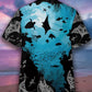 Marine Graphic Hawaiian Shirt For Tropical Holidays, Outdoor Gatherings, And Everyday Comfort