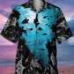 Marine Graphic Hawaiian Shirt For Tropical Holidays, Outdoor Gatherings, And Everyday Comfort